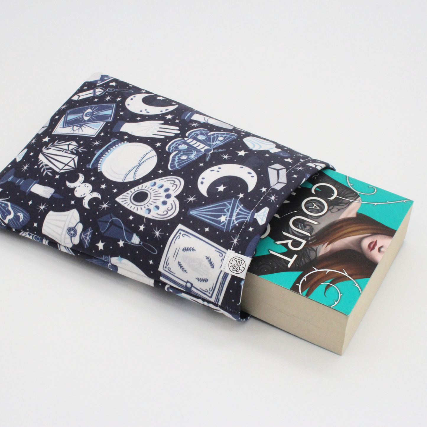 Mystical items in blue book sleeve - Made to Order