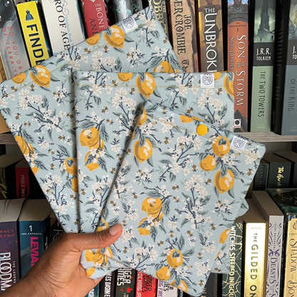 Lemon grove blue ereader sleeve - Made to Order