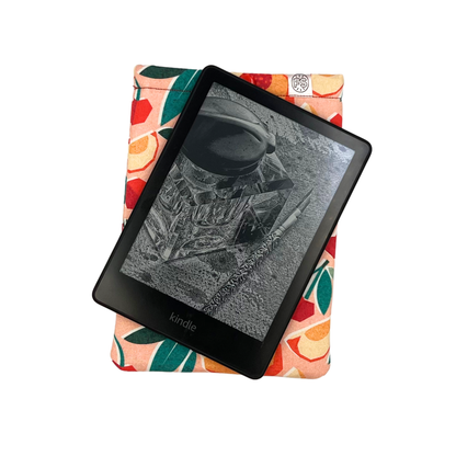 Peachy Keen ereader sleeve - Made to Order