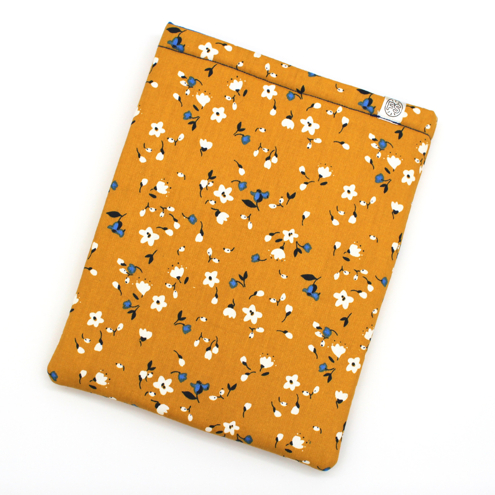 Yellow meadow book sleeve - Made to Order