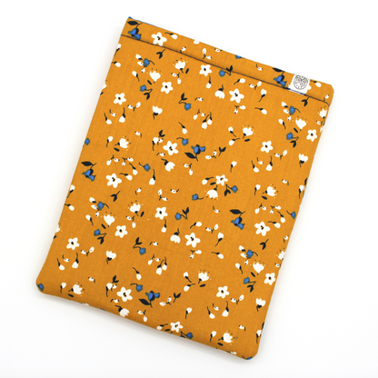 Yellow meadow book sleeve - Made to Order