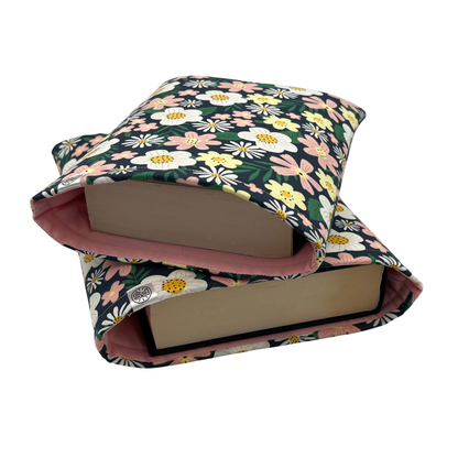 Flower power book sleeve - Made to Order