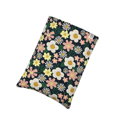 Flower power book sleeve - Made to Order