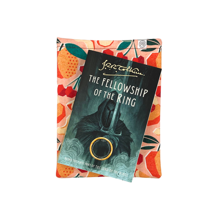 Peachy keen book sleeve - Made to Order