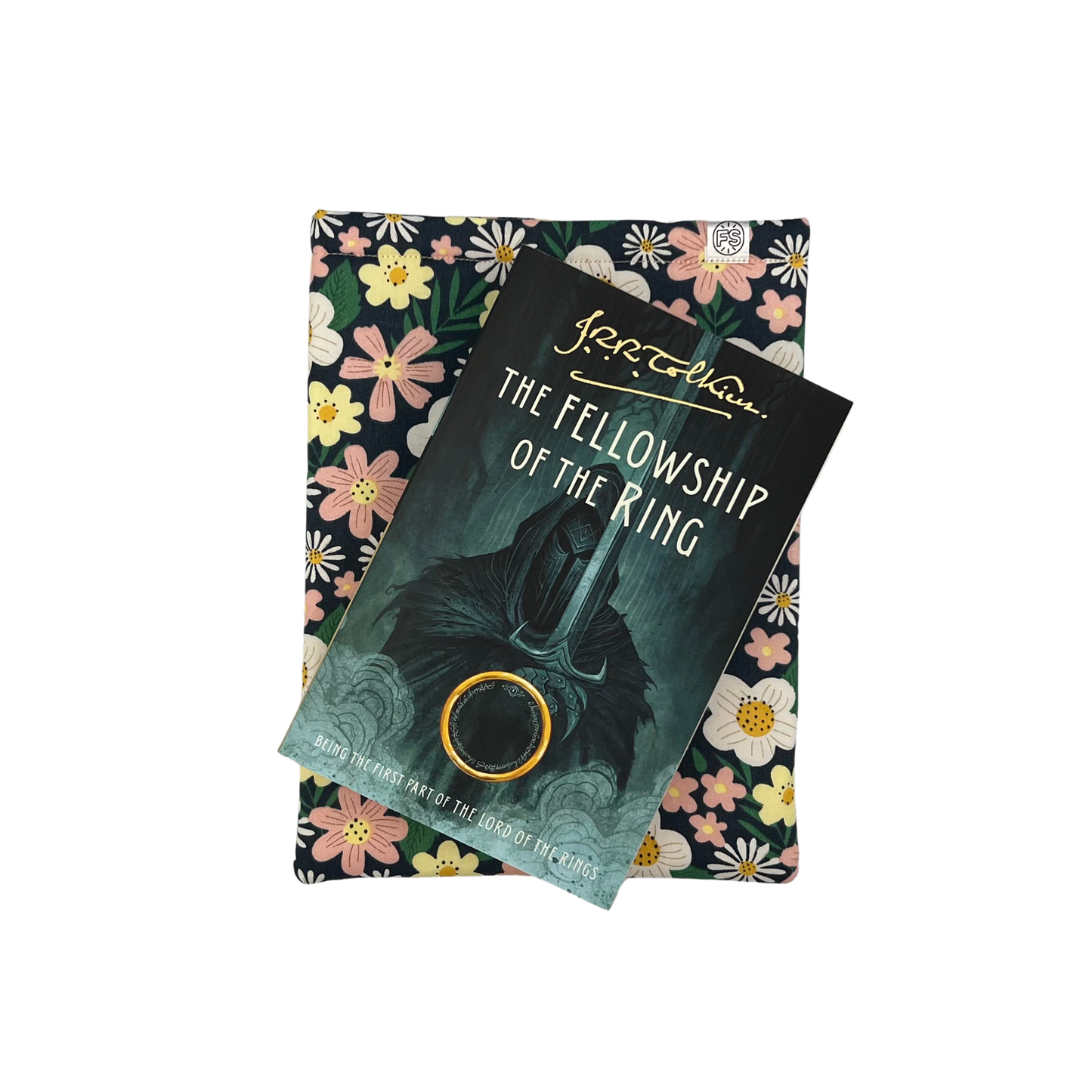 Flower power book sleeve - Made to Order