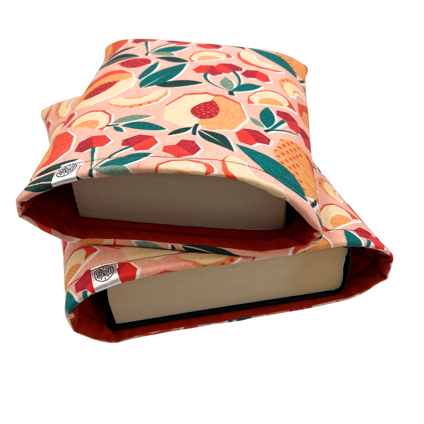 Peachy keen book sleeve - Made to Order