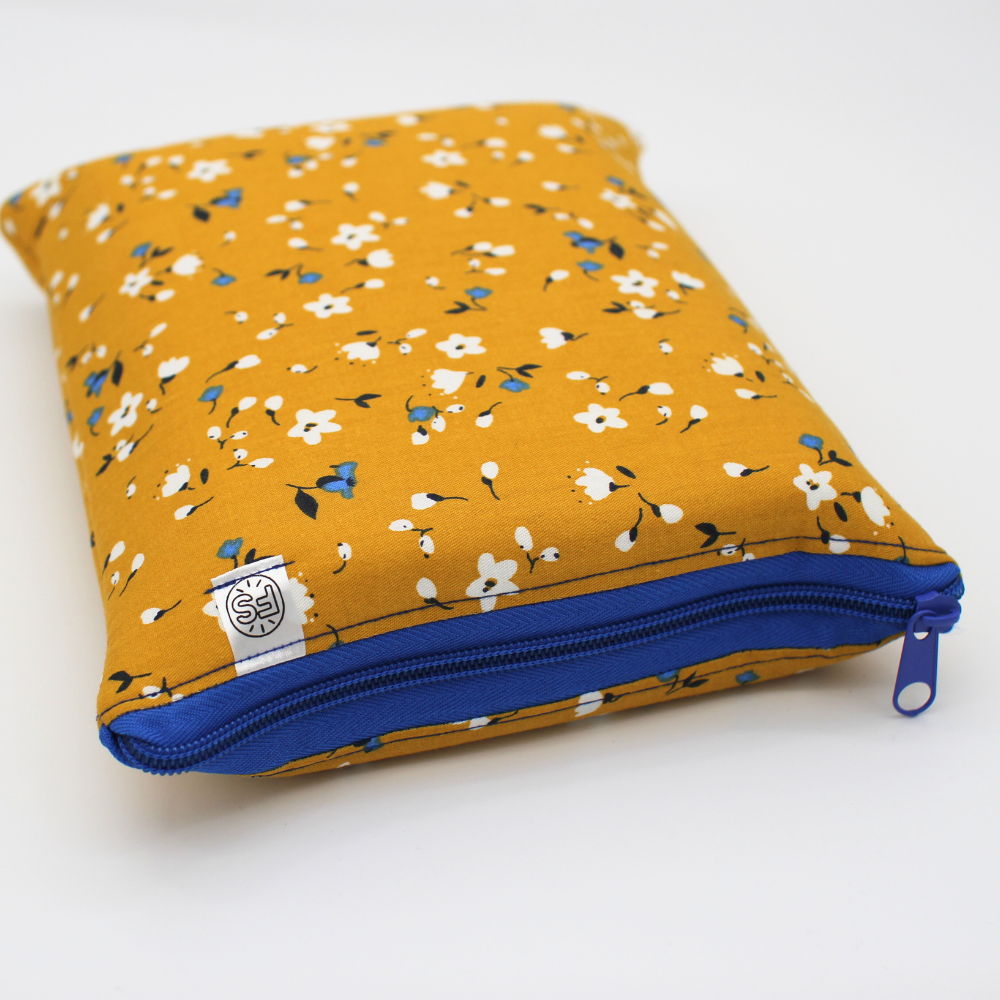 Yellow meadow book sleeve - Made to Order