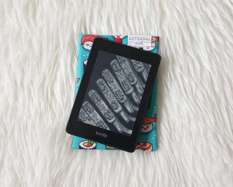 Cutie Sushi eReader sleeve - Made to order