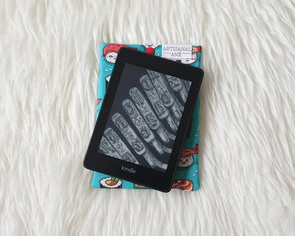 Cutie Sushi eReader sleeve - Made to order