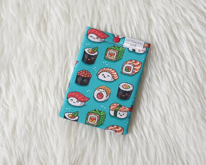 Cutie Sushi eReader sleeve - Made to order