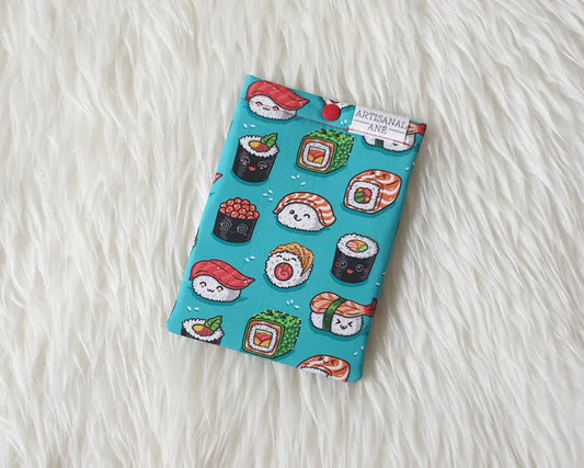 Cutie Sushi eReader sleeve - Made to order