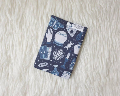 Mystical Items in blue eReader sleeve - Made to order