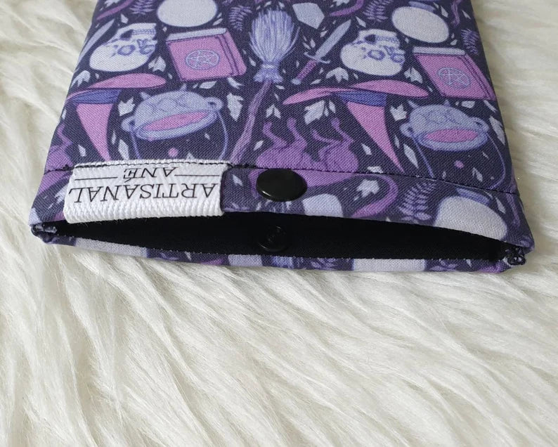 hubble bubble in purple eReader sleeve - Made to order