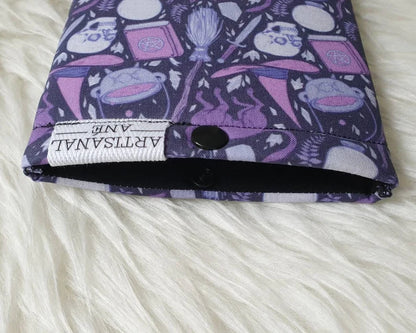 hubble bubble in purple eReader sleeve - Made to order