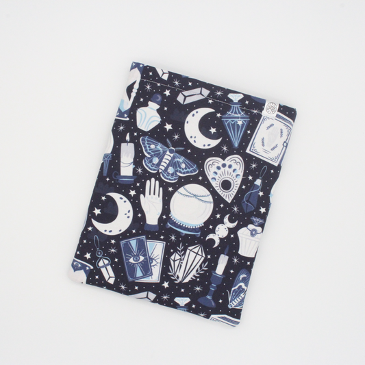Mystical items in blue book sleeve - Made to Order