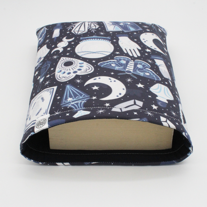 Mystical items in blue book sleeve - Made to Order